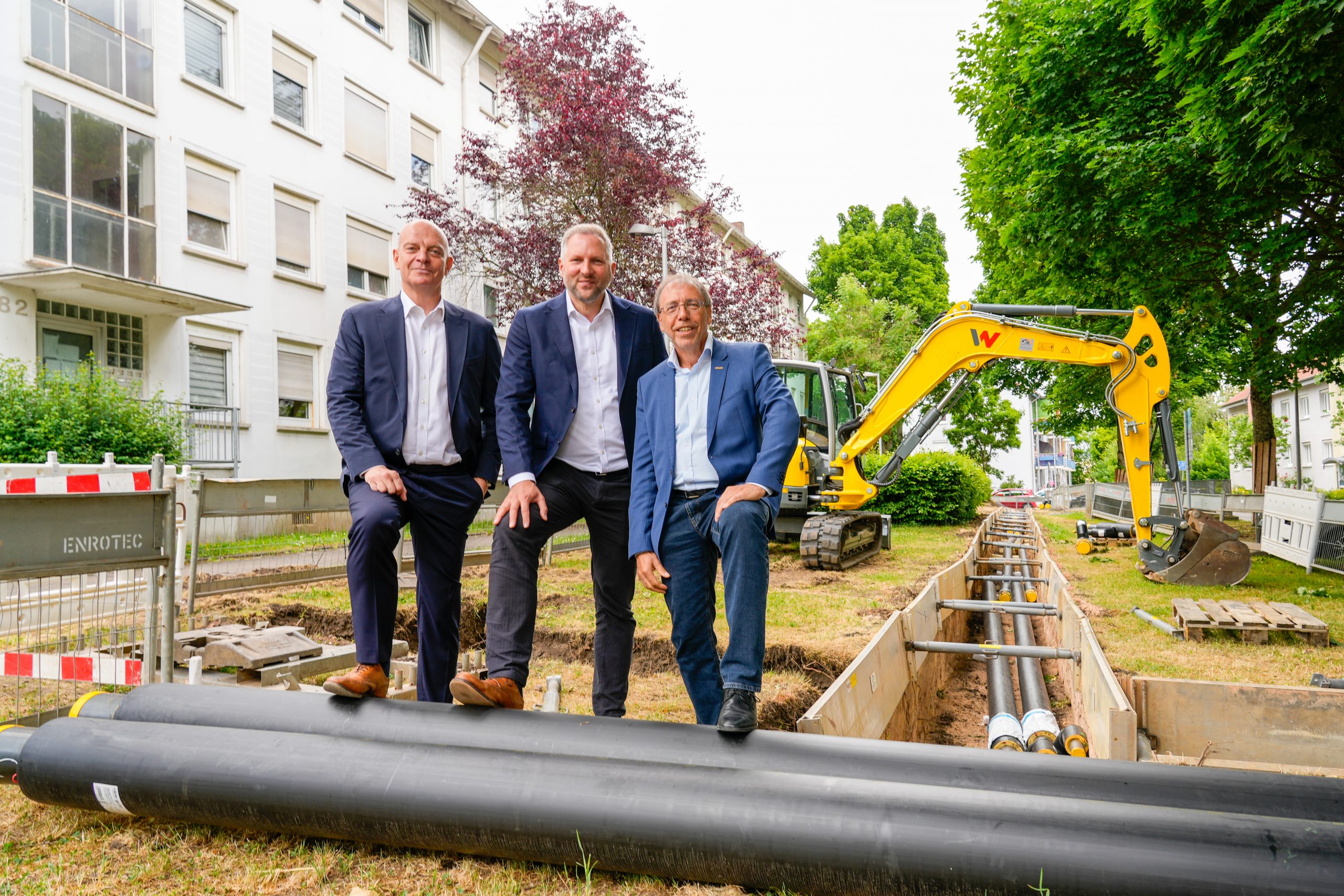Der Fernwärmeausbau in Saarbrücken geht voran.